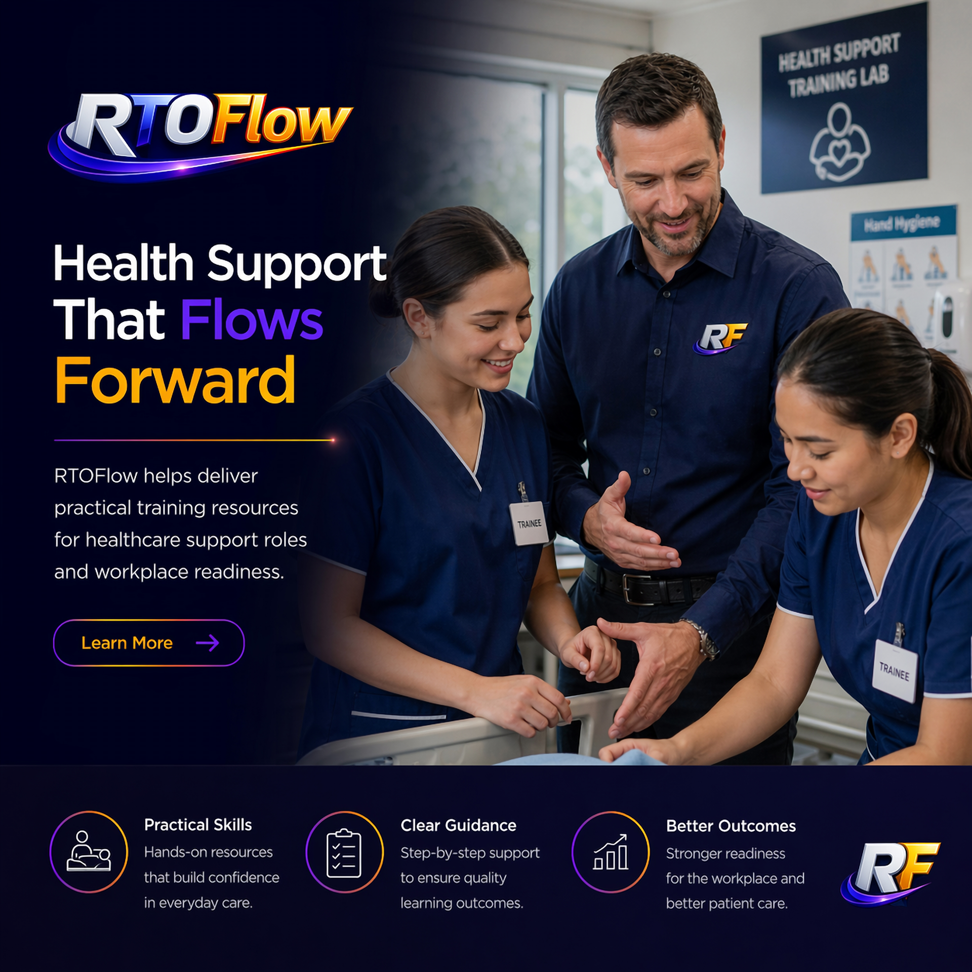 Healthcare training session